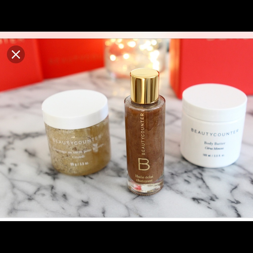 Beautycounter shimmer shine set